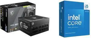 PSU CPU Combo -  MSI MAG A850GL PCIE5 Bundle with  Intel BX8071514600KF