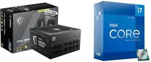 PSU CPU Combo -  MSI MAG A850GL PCIE5 Bundle with  Intel BX8071512700K