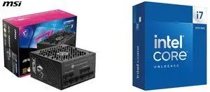 PSU CPU Combo -  MSI MPG A850GS PCIE5 Bundle with  Intel BX8071514700K