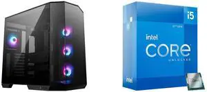 Computer Case CPU Combo -  MSI PANO100RPZ Bundle with  Intel BX8071512600K