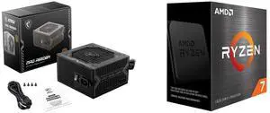 PSU CPU Combo -  MSI MAG A650BN Bundle with  AMD 100-100000926WOF