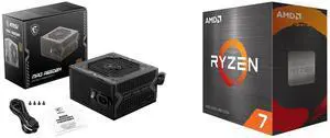 PSU CPU Combo -  MSI MAG A650BN Bundle with  AMD 100-100001582BOX