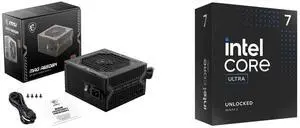PSU CPU Combo -  MSI MAG A650BN Bundle with  Intel BX80768265K