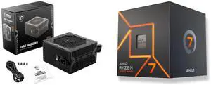 PSU CPU Combo -  MSI MAG A650BN Bundle with  AMD 100-100000592BOX