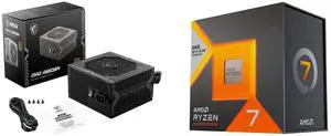 PSU CPU Combo -  MSI MAG A650BN Bundle with  AMD 100-100000910WOF