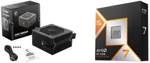 PSU CPU Combo -  MSI MAG A650BN Bundle with  AMD 100-100001084WOF