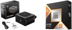PSU CPU Combo -  MSI MAG A650BN Bundle with  AMD 100-100001368WOF