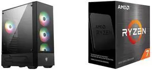 Computer Case CPU Combo -  MSI MAG FORGE 112R Bundle with  AMD 100-100000926WOF