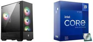 Computer Case CPU Combo -  MSI MAG FORGE 112R Bundle with  Intel BX8071512900KF