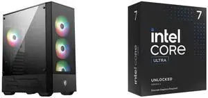 Computer Case CPU Combo -  MSI MAG FORGE 112R Bundle with  Intel BX80768265KF