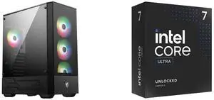 Computer Case CPU Combo -  MSI MAG FORGE 112R Bundle with  Intel BX80768265K