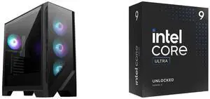 Computer Case CPU Combo -  MSI MAG FORGE 321R AIRFLOW Bundle with  Intel BX80768285K