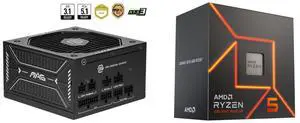 PSU CPU Combo -  MSI MAG A650GLS PCIE5 Bundle with  AMD 100-100001015BOX