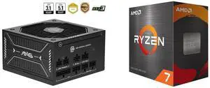 PSU CPU Combo -  MSI MAG A650GLS PCIE5 Bundle with  AMD 100-100001582BOX
