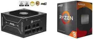 PSU CPU Combo -  MSI MAG A650GLS PCIE5 Bundle with  AMD 100-100000061WOF
