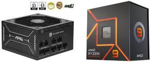 PSU CPU Combo -  MSI MAG A650GLS PCIE5 Bundle with  AMD 100-100000589WOF