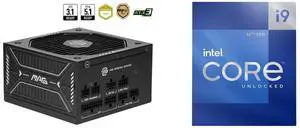 PSU CPU Combo -  MSI MAG A650GLS PCIE5 Bundle with  Intel BX8071512900K