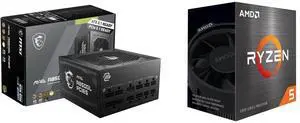 PSU CPU Combo -  MSI MAG A850GL PCIE5 Bundle with  AMD 100-100000457BOX