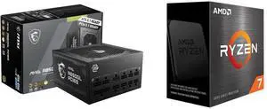 PSU CPU Combo -  MSI MAG A850GL PCIE5 Bundle with  AMD 100-100000926WOF
