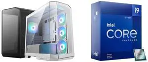 Computer Case CPU Combo -  MSI MAG PANO M100R PZ WHITE Bundle with  Intel BX8071512900KF