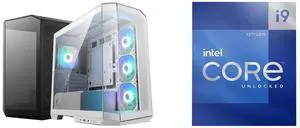 Computer Case CPU Combo -  MSI MAG PANO M100R PZ WHITE Bundle with  Intel BX8071512900K