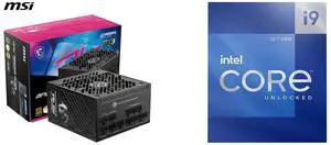 PSU CPU Combo -  MSI MPG A850GS PCIE5 Bundle with  Intel BX8071512900K