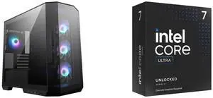 Computer Case CPU Combo -  MSI MAG PANO M100R PZ Bundle with  Intel BX80768265KF