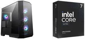 Computer Case CPU Combo -  MSI MAG PANO M100R PZ Bundle with  Intel BX80768265K