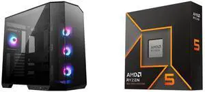 Computer Case CPU Combo - MSI PANO100RPZ Bundle with AMD 100-100001405WOF Computer Case CPU Combo - MSI PANO100RPZ Bundle with AMD 100-100001405WOF