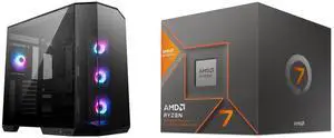 Computer Case CPU Combo -  MSI PANO100RPZ Bundle with  AMD 100-100001236BOX