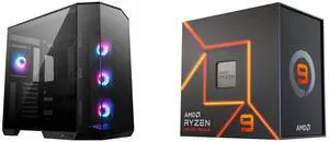Computer Case CPU Combo -  MSI PANO100RPZ Bundle with  AMD 100-100000589WOF