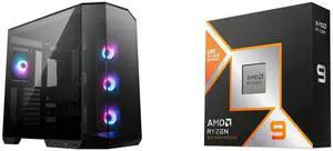 Computer Case CPU Combo -  MSI PANO100RPZ Bundle with  AMD 100-100000719WOF