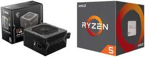 PSU CPU Combo - MSI MAG A750BN PCIE5 Bundle with AMD 100-100000644BOX PSU CPU Combo - MSI MAG A750BN PCIE5 Bundle with AMD 100-100000644BOX