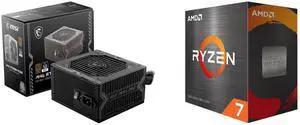 PSU CPU Combo -  MSI MAG A750BN PCIE5 Bundle with  AMD 100-100001582BOX