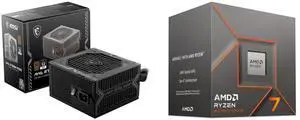 PSU CPU Combo -  MSI MAG A750BN PCIE5 Bundle with  AMD 100-100001590BOX