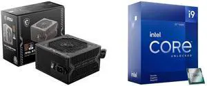 PSU CPU Combo -  MSI MAG A750BN PCIE5 Bundle with  Intel BX8071512900KF
