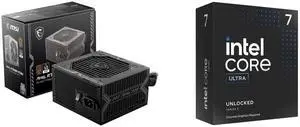 PSU CPU Combo -  MSI MAG A750BN PCIE5 Bundle with  Intel BX80768265KF