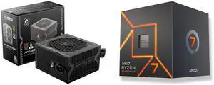 PSU CPU Combo -  MSI MAG A750BN PCIE5 Bundle with  AMD 100-100000592BOX