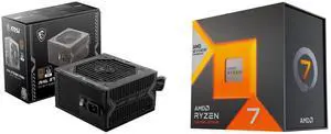 PSU CPU Combo -  MSI MAG A750BN PCIE5 Bundle with  AMD 100-100000910WOF