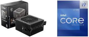 PSU CPU Combo -  MSI MAG A750BN PCIE5 Bundle with  Intel BX8071512900K