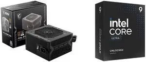 PSU CPU Combo -  MSI MAG A750BN PCIE5 Bundle with  Intel BX80768285K