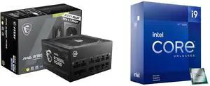 PSU CPU Combo -  MSI MAG A750GL PCIE5 Bundle with  Intel BX8071512900KF