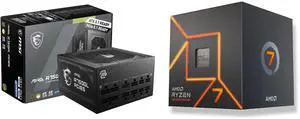 PSU CPU Combo -  MSI MAG A750GL PCIE5 Bundle with  AMD 100-100000592BOX
