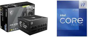 PSU CPU Combo -  MSI MAG A750GL PCIE5 Bundle with  Intel BX8071512900K