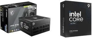 PSU CPU Combo -  MSI MAG A750GL PCIE5 Bundle with  Intel BX80768285K