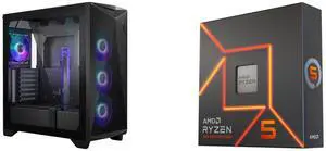 Computer Case CPU Combo -  MSI MPG GUNGNIR 300R AIRFLOW Bundle with  AMD 100-100000593WOF