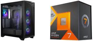 Computer Case CPU Combo -  MSI MPG GUNGNIR 300R AIRFLOW Bundle with  AMD 100-100000910WOF