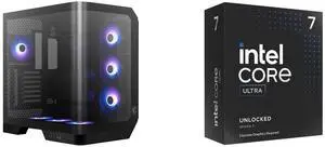Computer Case CPU Combo -  MSI MAG PANO 120R PZ Bundle with  Intel BX80768265KF