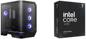 Computer Case CPU Combo -  MSI MAG PANO 120R PZ Bundle with  Intel BX80768265K