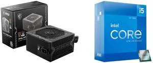PSU CPU Combo - MSI MAG A750BN PCIE5 Bundle with Intel BX8071512600K PSU CPU Combo - MSI MAG A750BN PCIE5 Bundle with Intel BX8071512600K